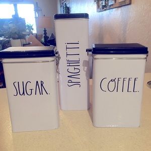 Rae Dunn Metal Canister Set